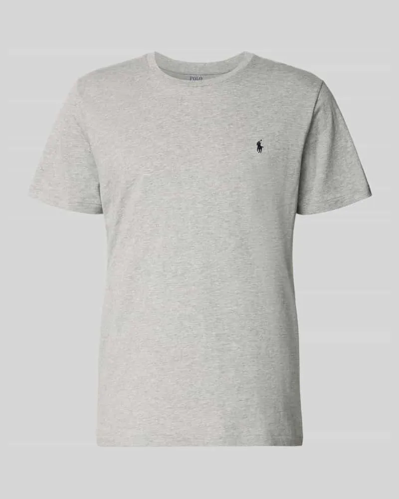 Ralph Lauren T-Shirt mit Logo-Stitching Mittelgrau