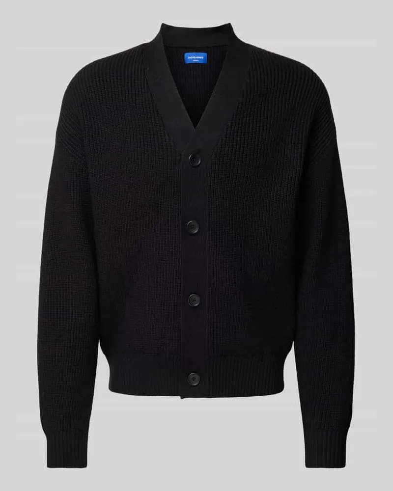 Jack & Jones Cardigan mit V-Ausschnitt Modell 'DASH 