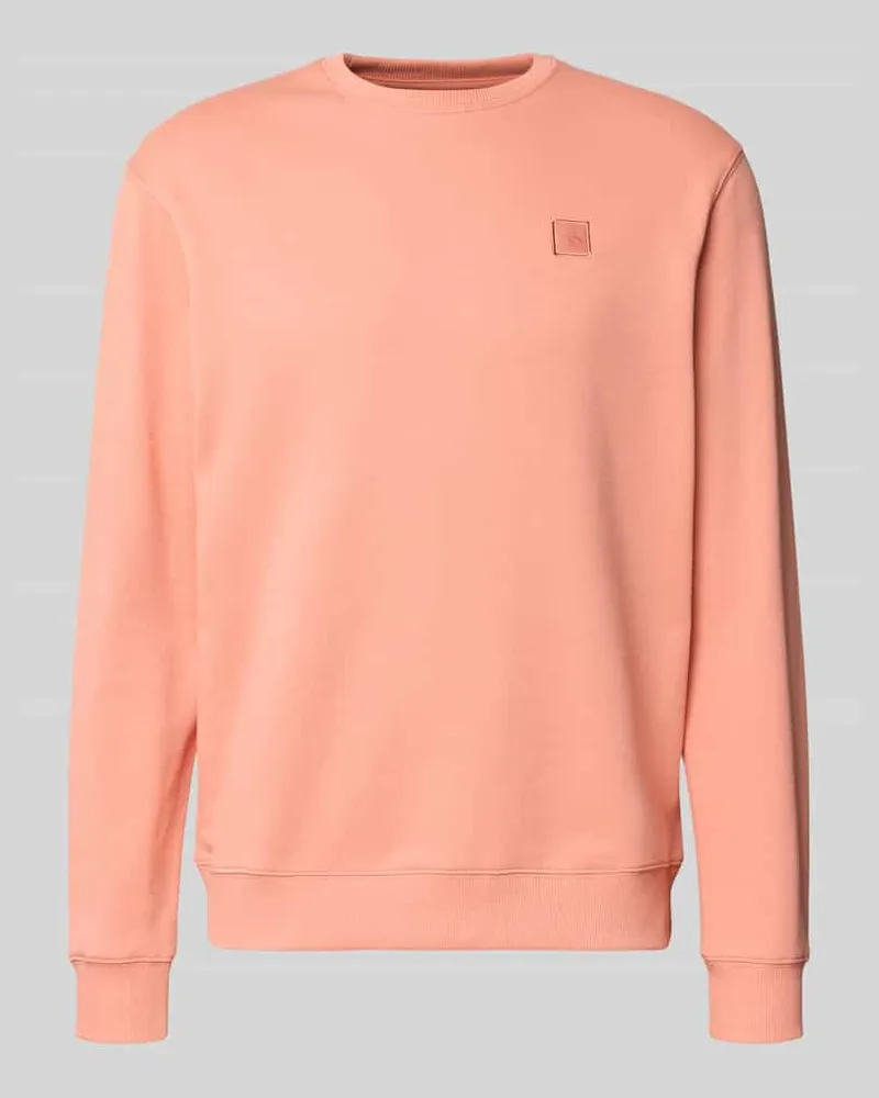 Scotch&Soda Sweatshirt mit Label-Detail Apricot