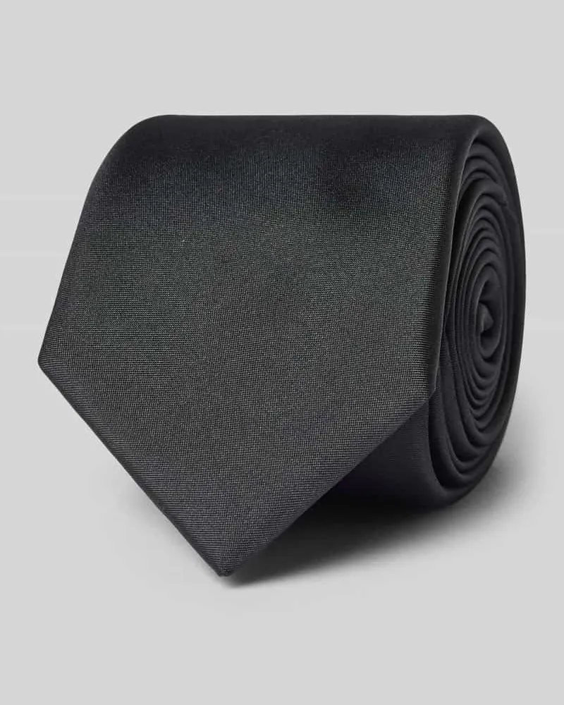 cinque Krawatte aus reiner Seide Modell 'TITO Black