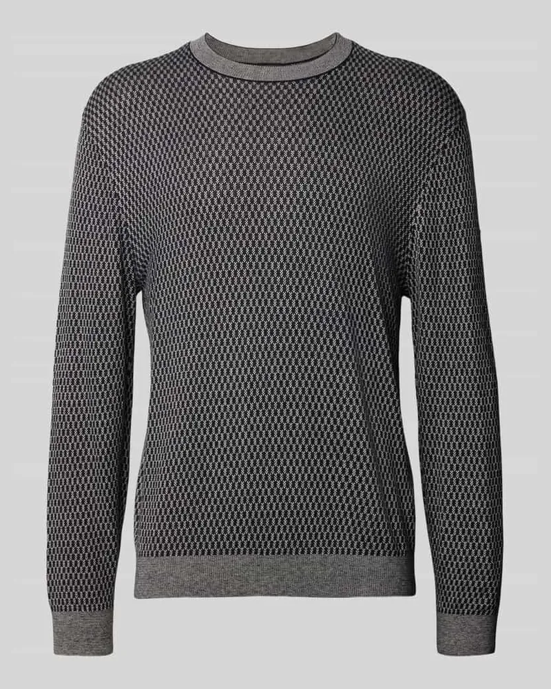 Armani Exchange Strickpullover mit Rundhalsausschnitt 