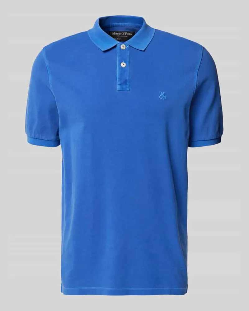 Marc O'Polo Regular Fit Poloshirt aus reiner Baumwolle mit Logo-Stitching 