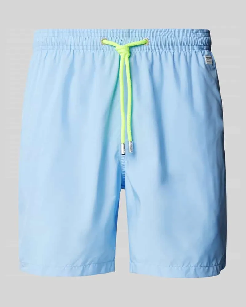 MC2 Saint Barth Regular Fit Badeshorts mit Label-Badge Modell 'LIGHTING PANTONE 