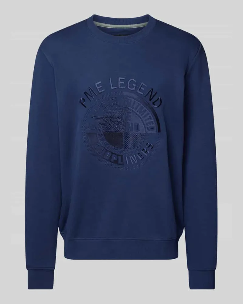 PME Legend Sweatshirt mit Label-Stitching 