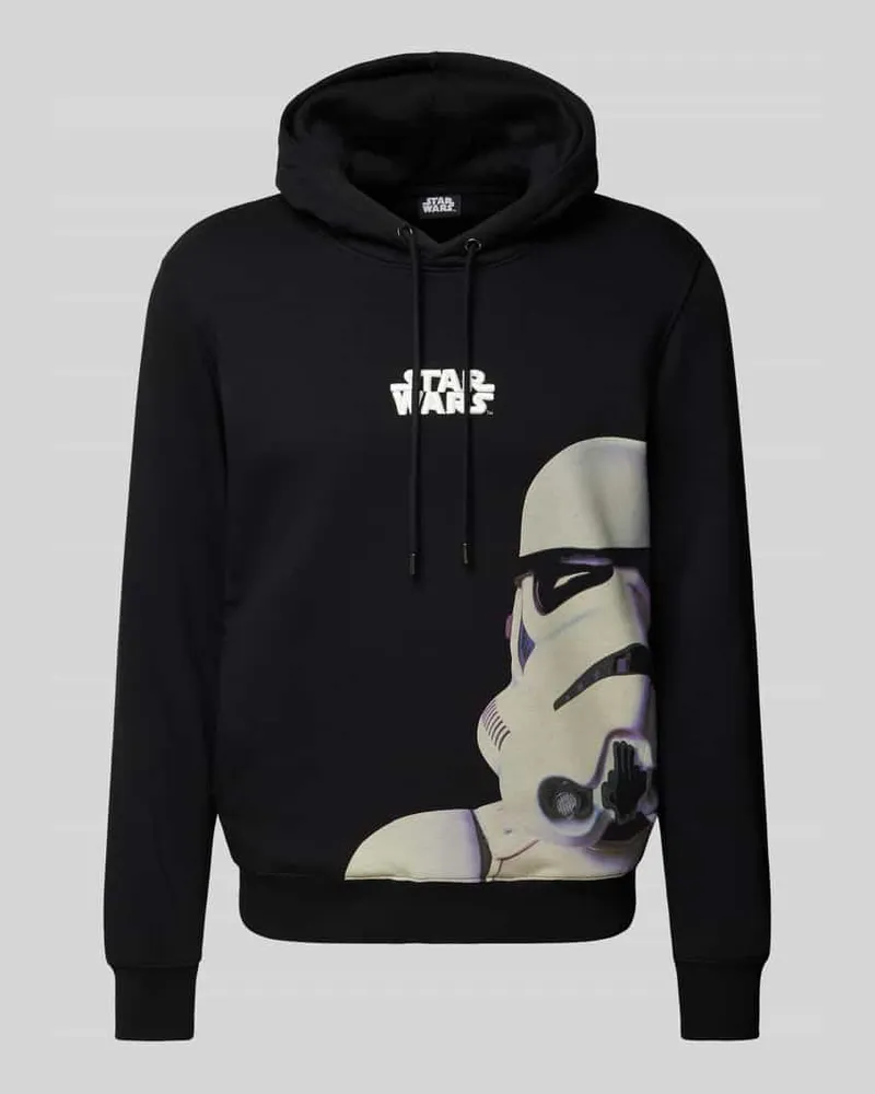 S.Oliver Regular Fit Hoodie mit Starwars®-Artwork 