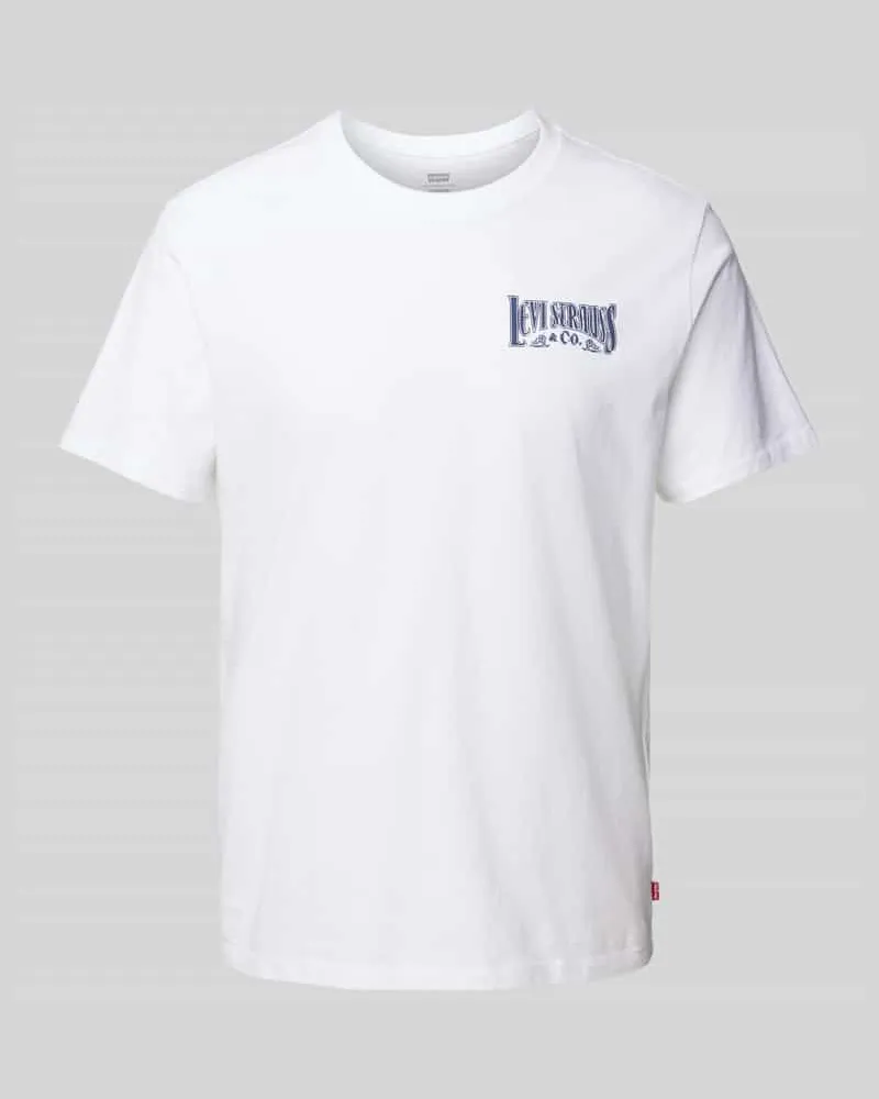 Levi's T-Shirt mit Label-Print 