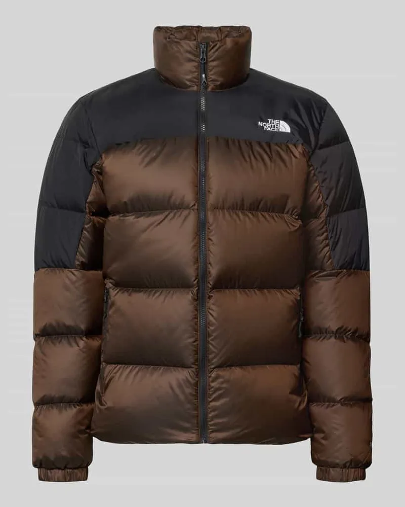 The North Face Regular Fit Jacke mit Daunen-Feder-Füllung Modell 'Diabolo Dunkelbraun