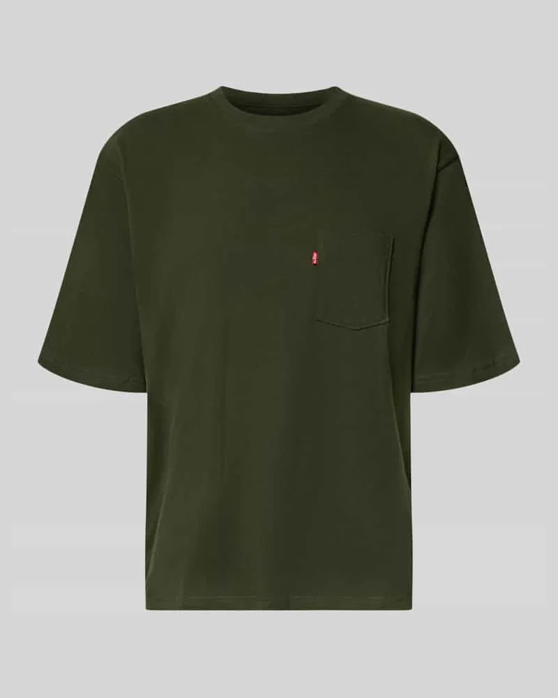 Levi's Loose Fit T-Shirt aus reiner Baumwolle Khaki