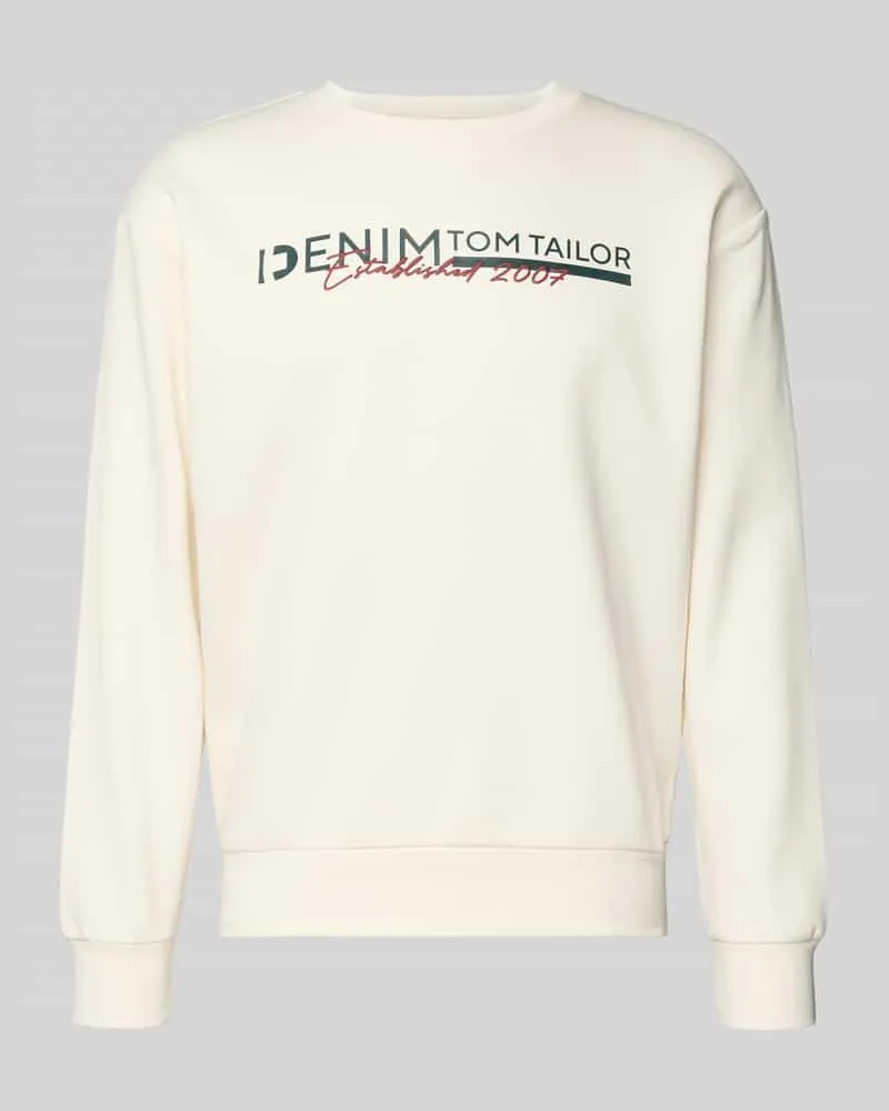 Tom Tailor Regular Fit Sweatshirt aus Baumwoll-Mix 