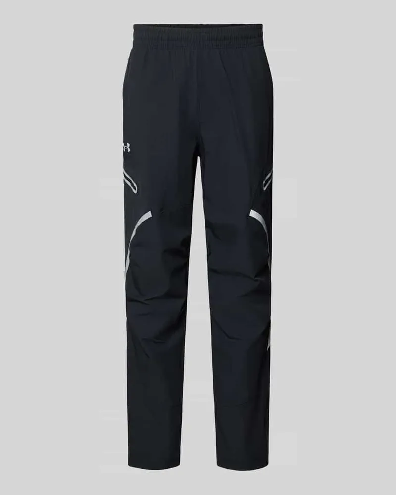 Under Armour Regular Fit Sweatpants mit Logo-Print Modell 'Unstoppable Black