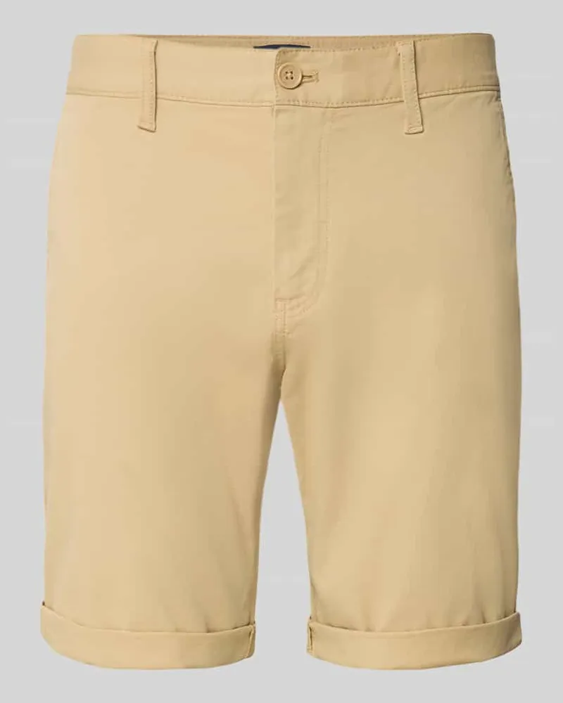 Tommy Hilfiger Slim Fit Chinoshorts aus Baumwoll-Mix Beige
