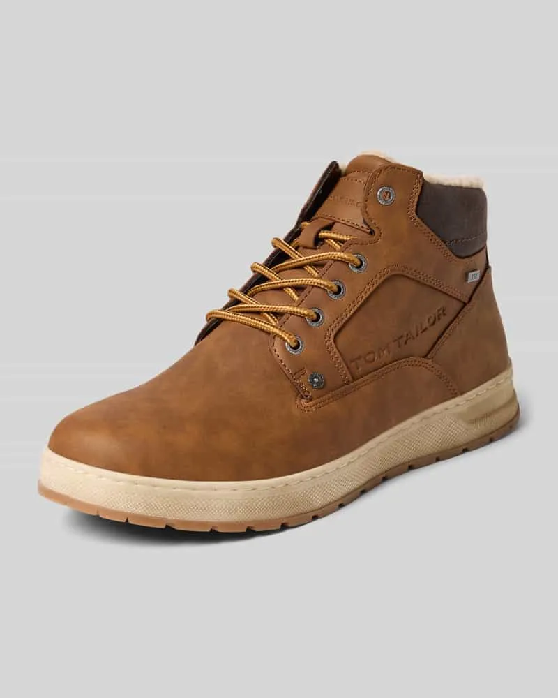 Tom Tailor Boots mit wärmendem Futter Cognac