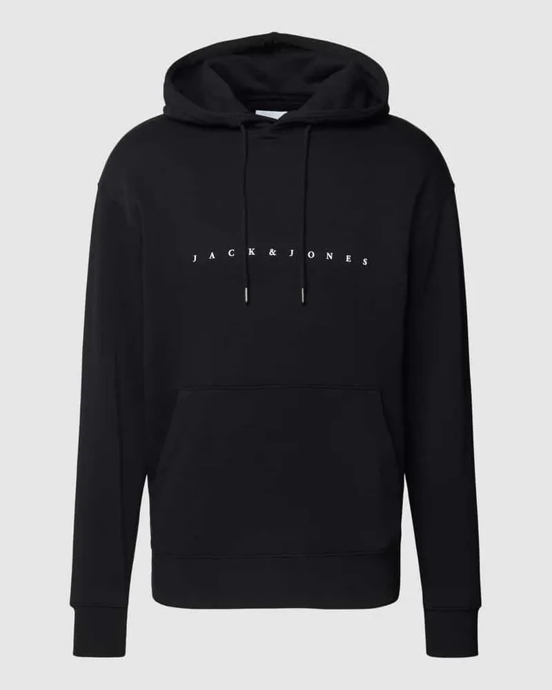 Jack & Jones Hoodie mit Label-Print 