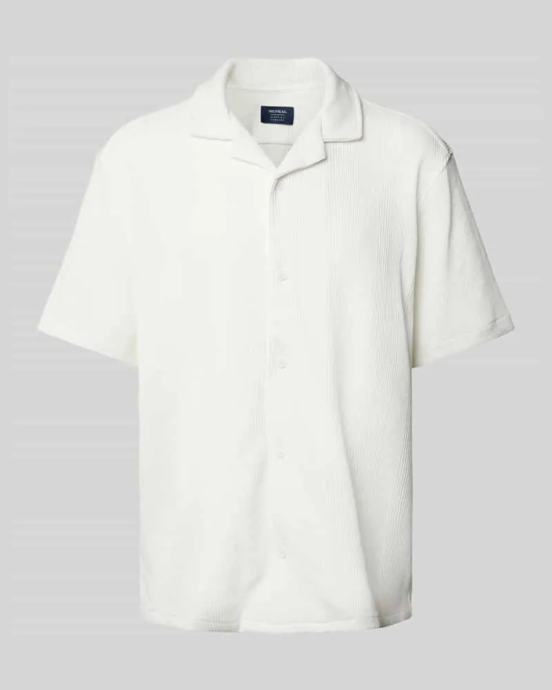 McNeal Freizeithemd mit Knopfleiste Offwhite