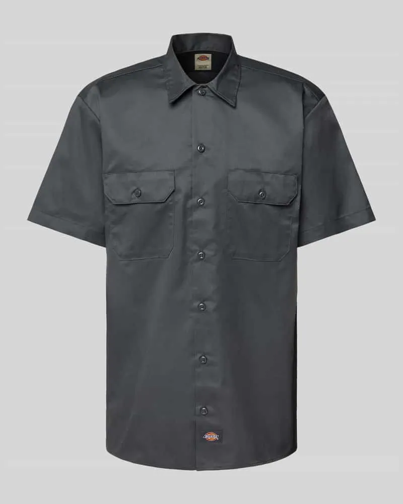 Dickies Freizeithemd mit Knopfleiste Anthrazit