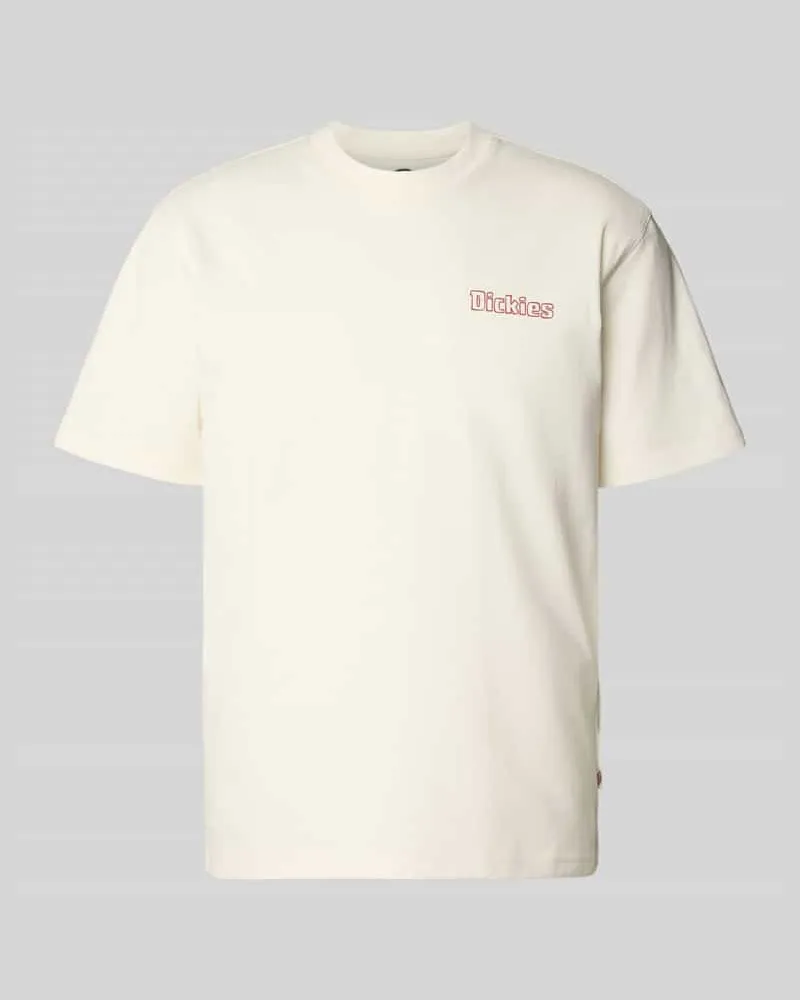 Dickies T-Shirt mit Label-Print Modell 'FAIRLAWN Offwhite