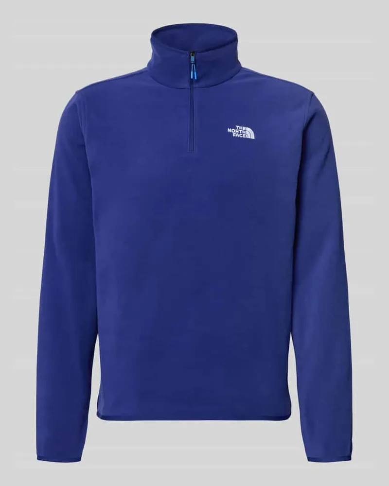 The North Face Fleecepullover mit Troyer-Kragen Modell 'GLACIER Blau