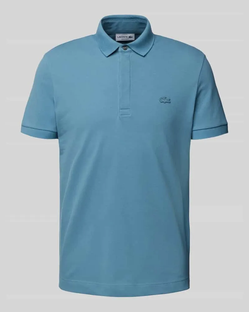 Lacoste Poloshirt aus Viskose mit Label-Patch Modell 'PIQUE 