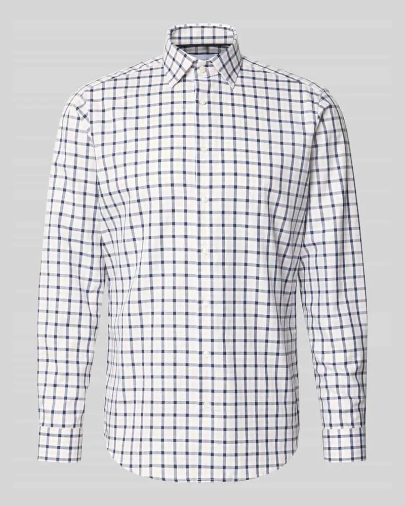 Christian Berg Regular Fit Business-Hemd mit Kentkragen Sand