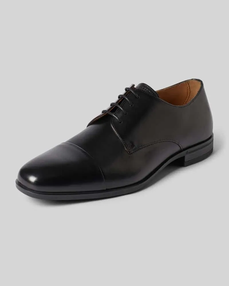 Roy Robson Derby aus Rindsnappa mit Kappnaht Black