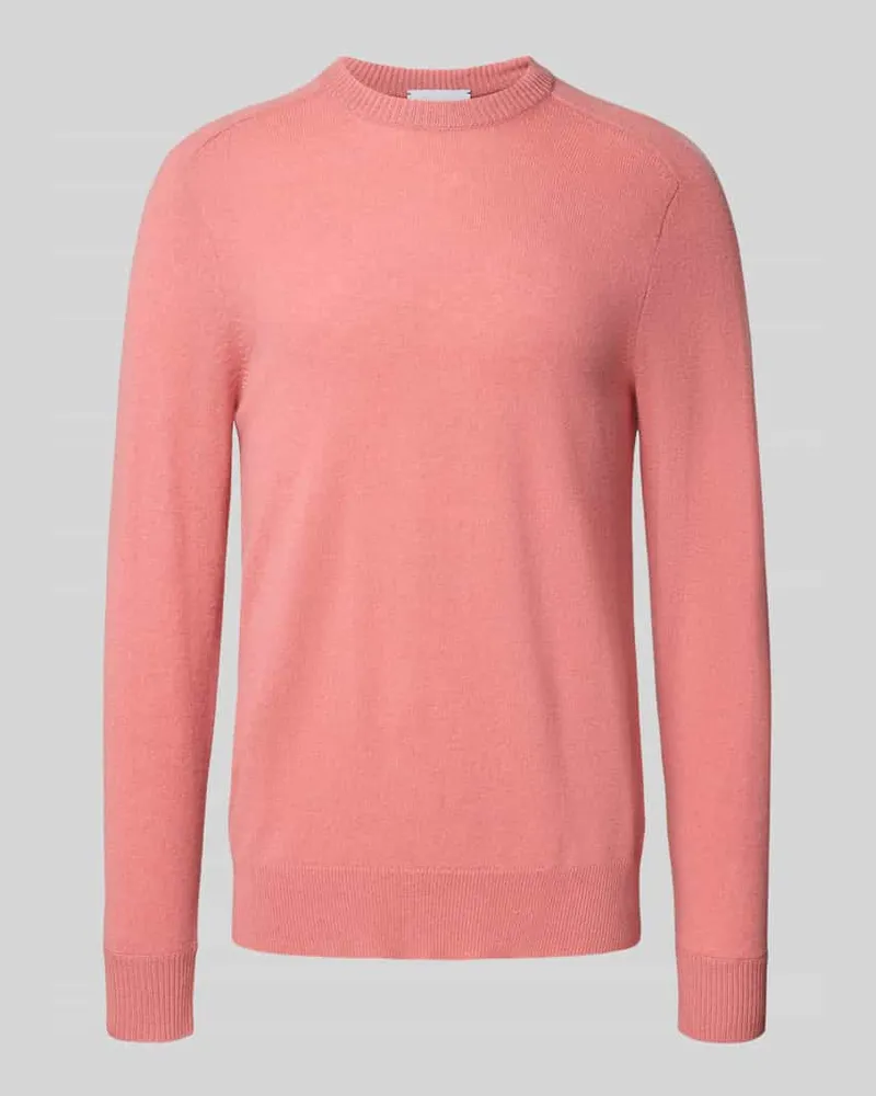 FTC Cashmere Kaschmirpullover mit Rundhalsausschnitt Rose