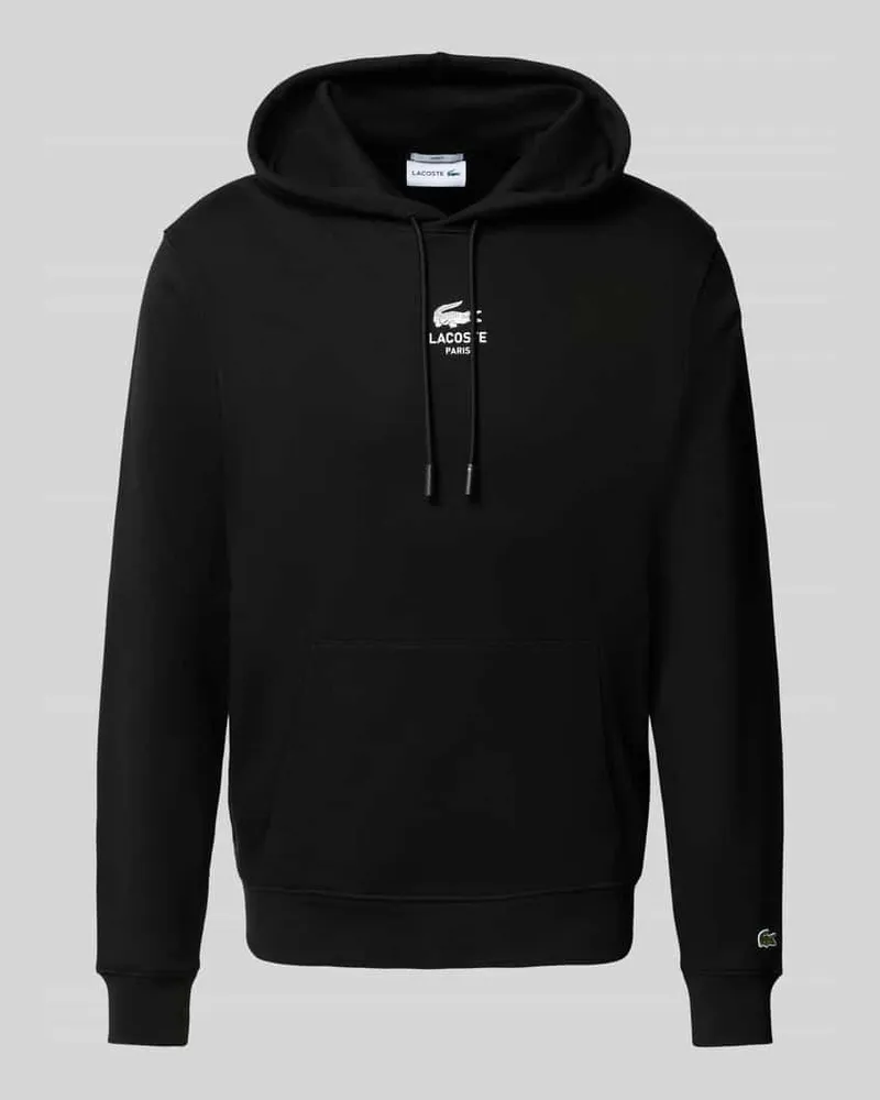 Lacoste Regular Fit Hoodie aus reiner Baumwolle 