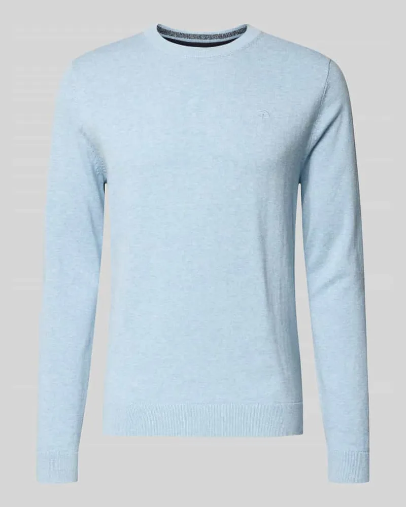 Tom Tailor Regular Fit Strickpullover aus reiner Baumwolle 