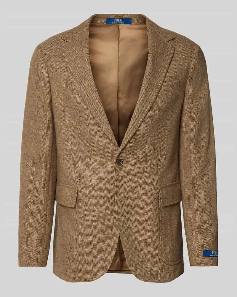 Ralph Lauren Wollsakko mit Pattentaschen Modell 'HERRINGBONE 
