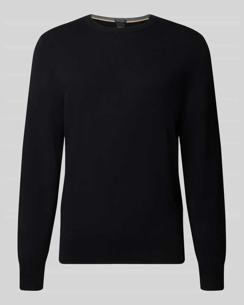 HUGO BOSS Pullover aus Wolle Kaschmir Modell 'H-Frosto Black