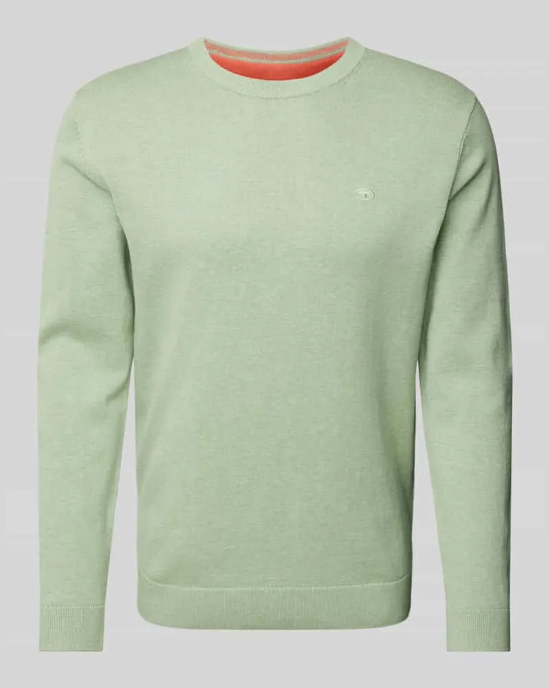 Tom Tailor Regular Fit Strickpullover aus reiner Baumwolle 