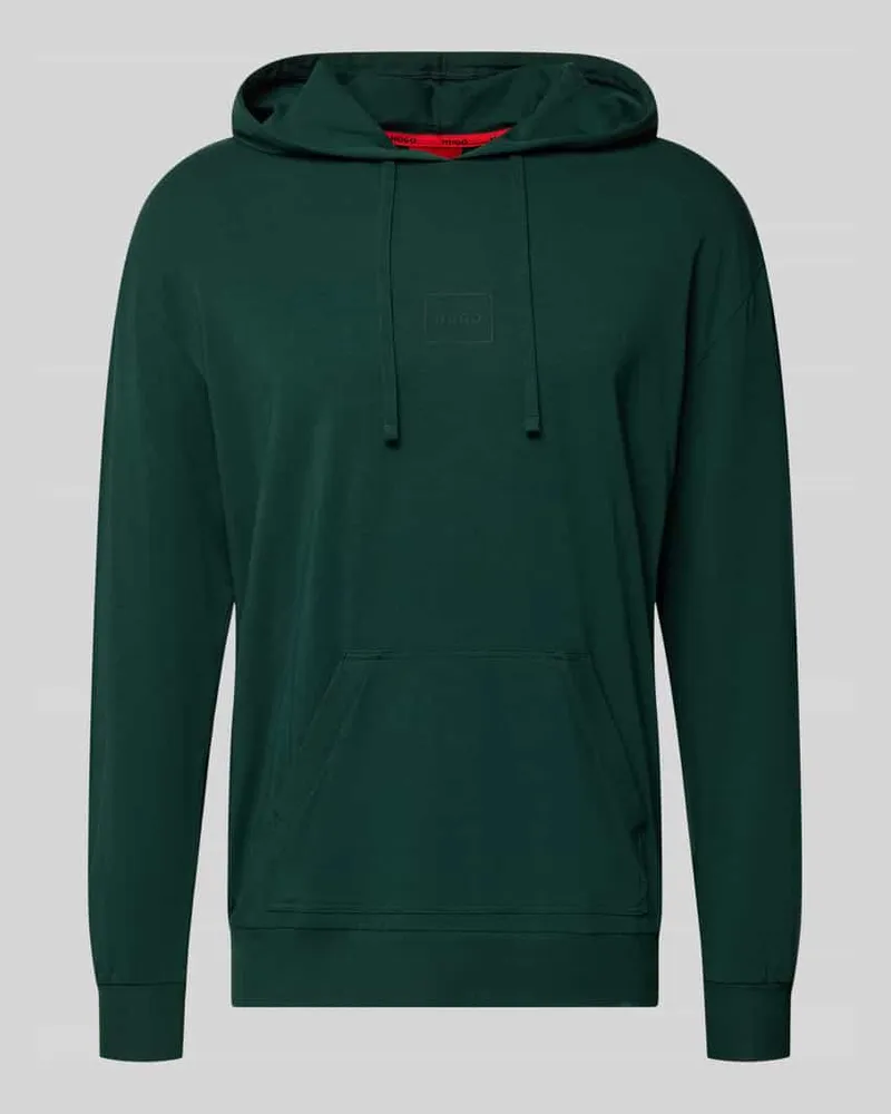 HUGO BOSS Regular Fit Hoodie aus Baumwoll-Mix Modell 'LAZE Dunkelgruen
