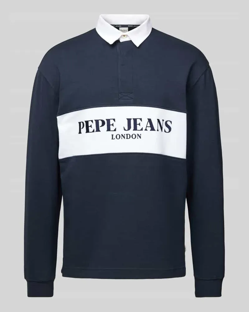 Pepe Jeans Sweatshirt mit Polokragen Modell 'Joey 