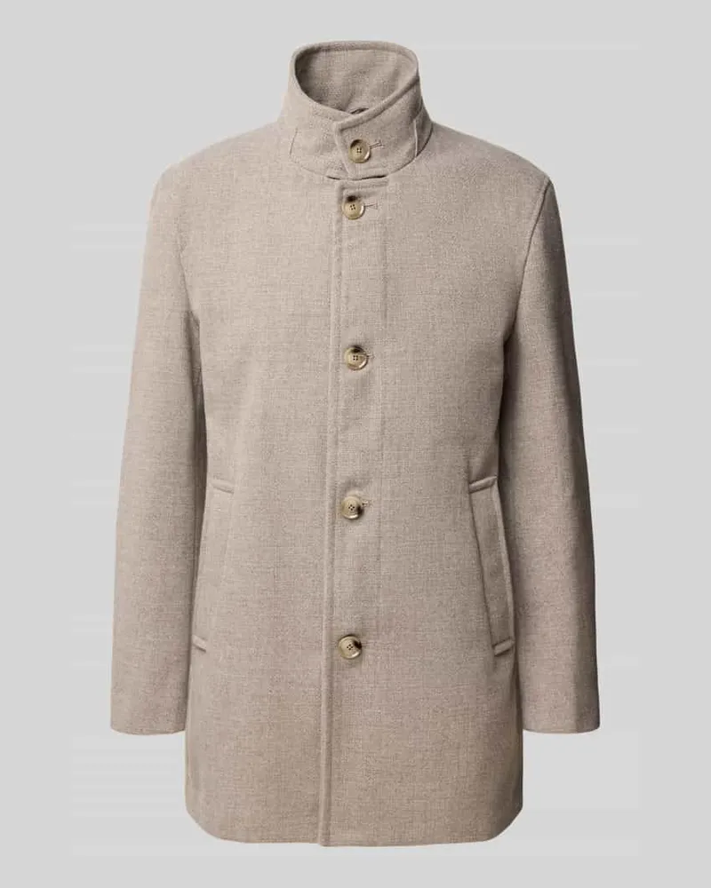 Strellson Daunenjacke Modell 'Fynn' mit Stehkragen Sand
