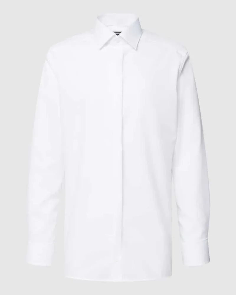 Olymp Modern Fit Businesshemd mit New-Kent-Kragen Modell 'NEW KENT Weiss