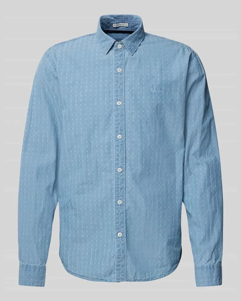 Pepe Jeans Freizeithemd mit Kentkragen 