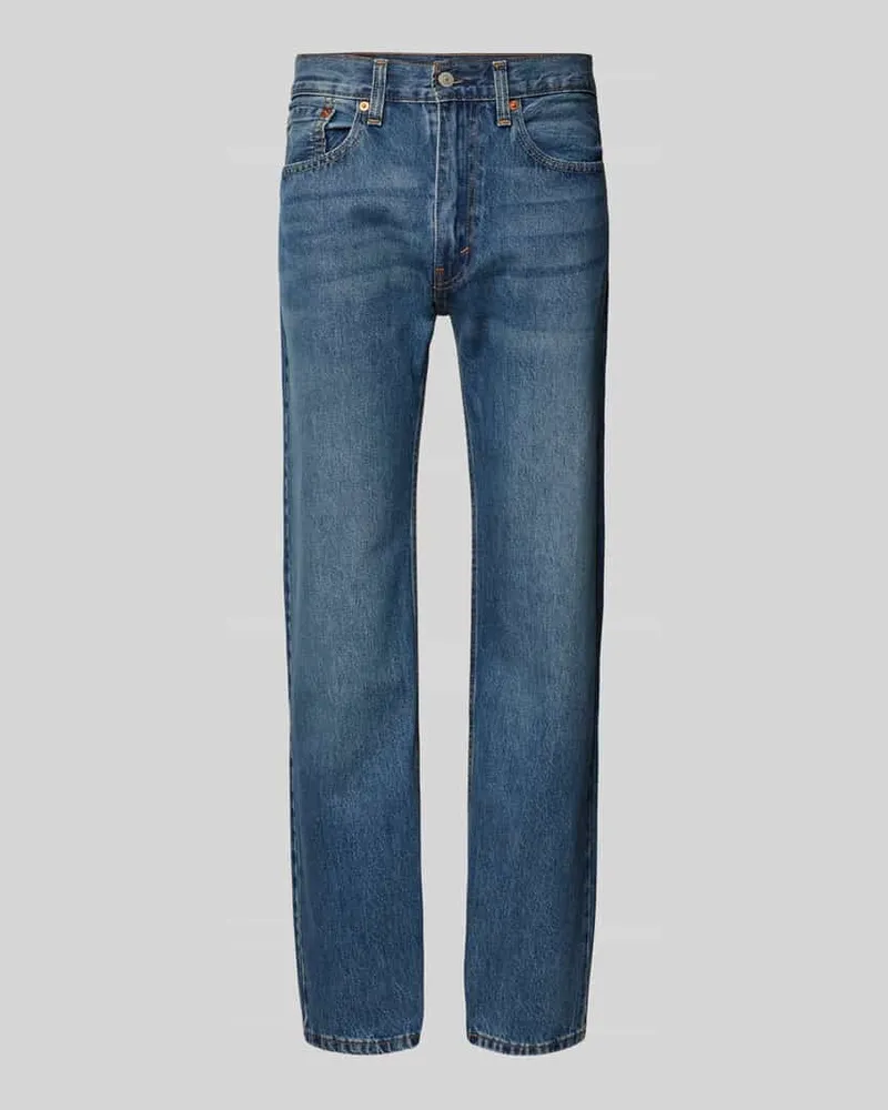 Levi's Straight Fit Jeans aus reiner Baumwolle Jeansblau