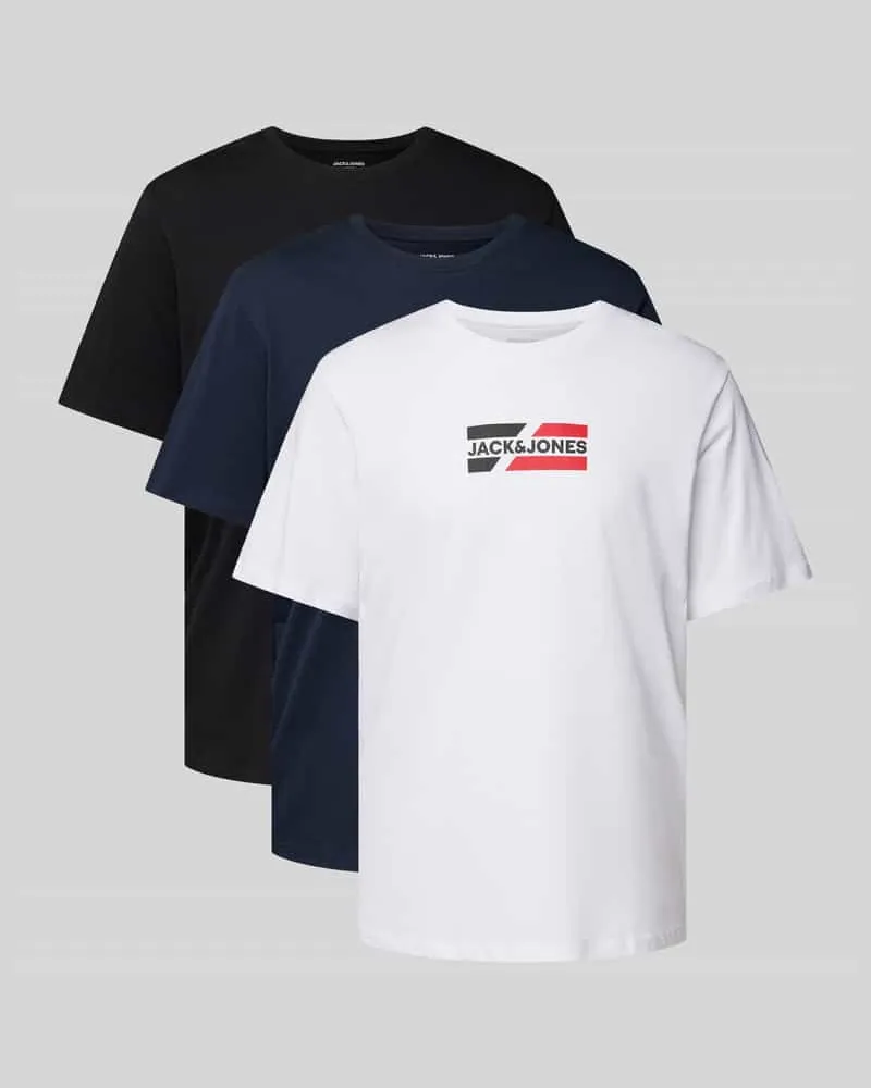 Jack & Jones T-Shirt mit Label-Print 