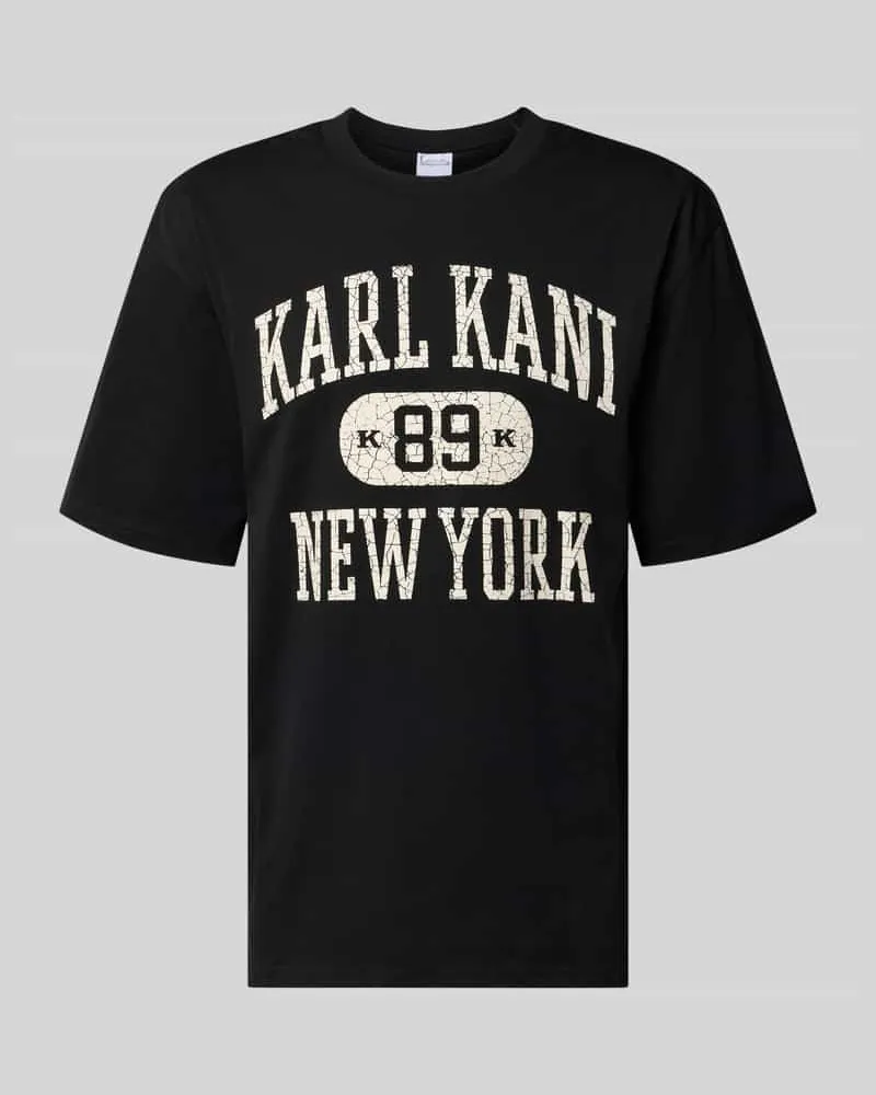 Karl Kani Oversized Fit T-Shirt mit Logo-Print Modell 'Heritage Black