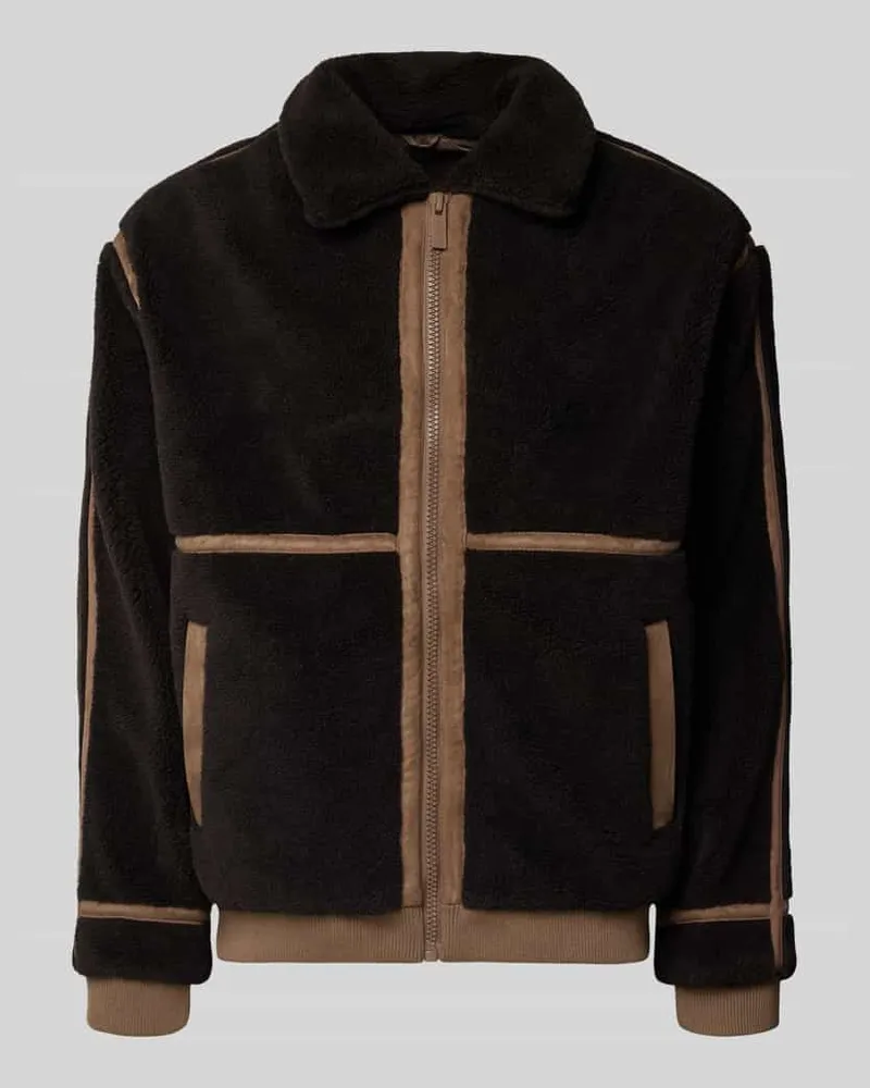 McNeal Sweatjacke mit Reißverschluss Schoko