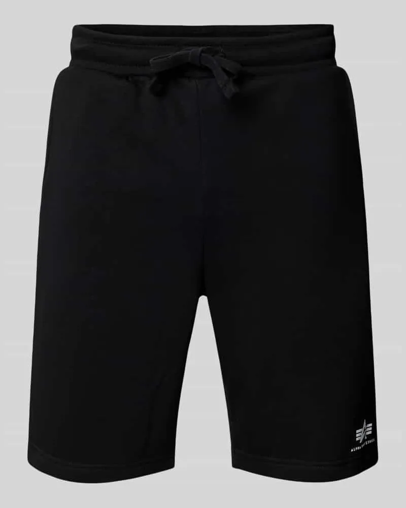 Alpha Industries Sweatshorts mit elastischem Bund und Tunnelzug 