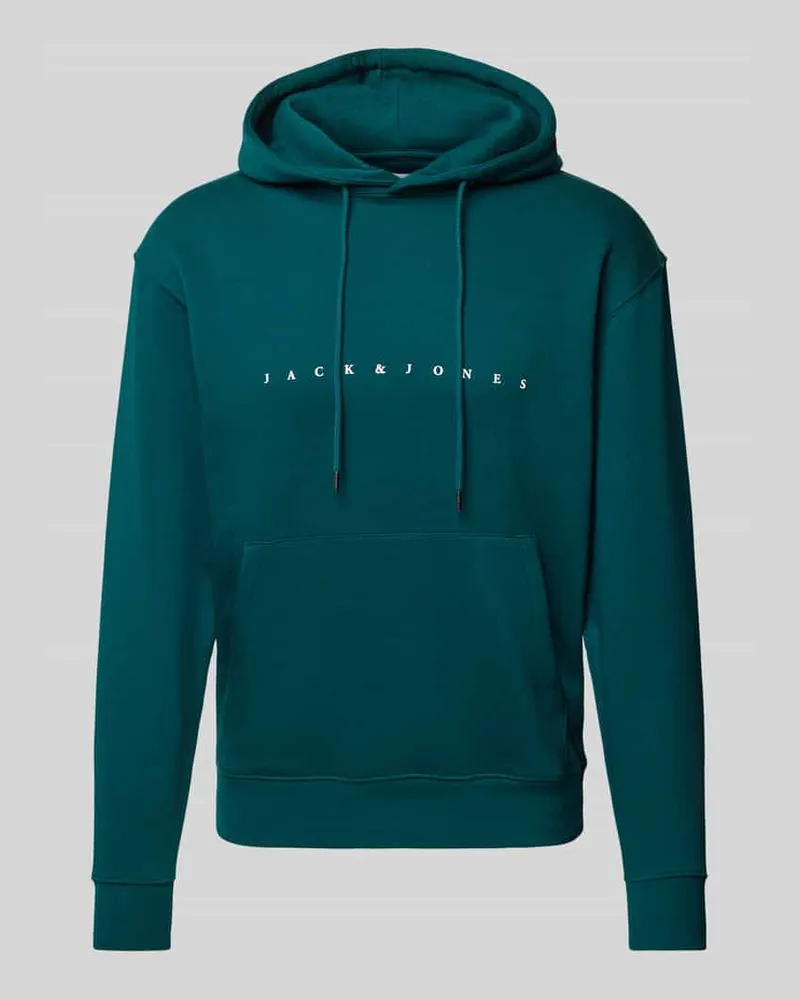 Jack & Jones Hoodie mit Label-Print 