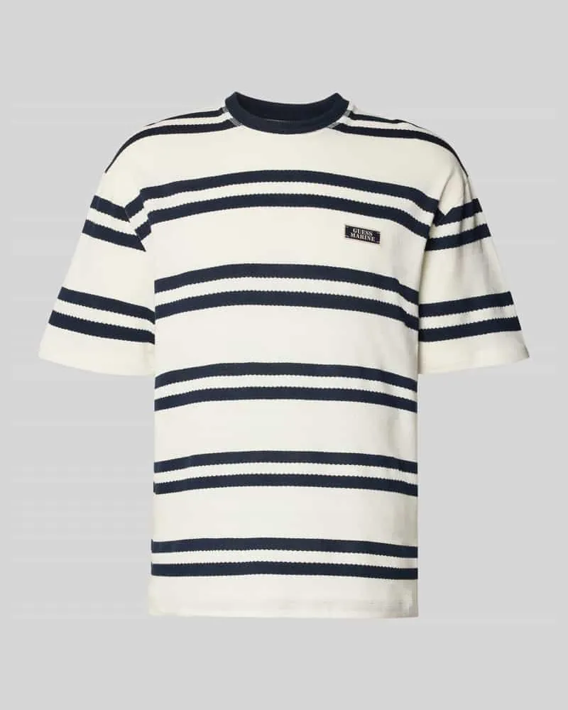 Guess T-Shirt mit Label-Detail Weiss