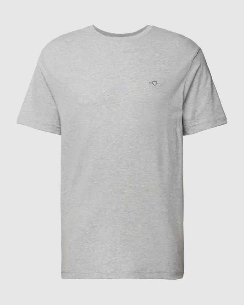 Gant Regular Fit T-Shirt mit Label-Stitching Modell 'SHIELD 