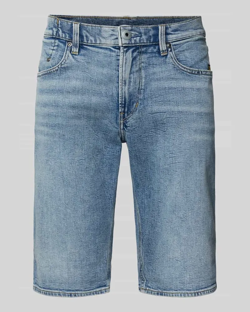 G-STAR RAW Slim Fit Jeansshorts mit Eingrifftaschen Modell 'Mosa 