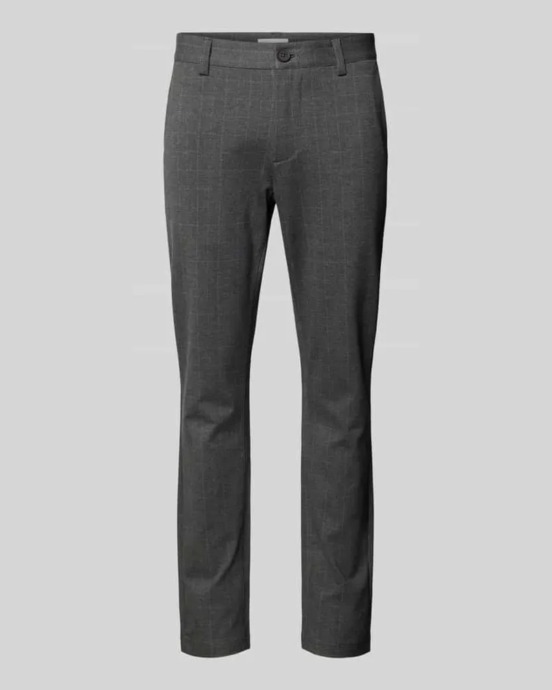 Only & Sons Slim Fit Stoffhose mit Gürtelschlaufen Modell 'MARK 