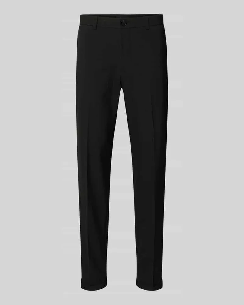 Matinique Regular Fit Stoffhose mit Viskose-Anteil Modell 'Liam Black