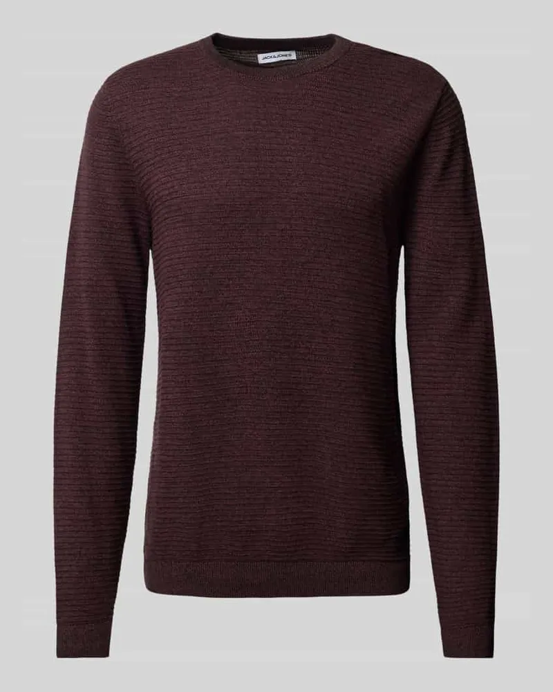 Jack & Jones Strickpullover mit Rundhalsausschnitt Modell 'OTTO 
