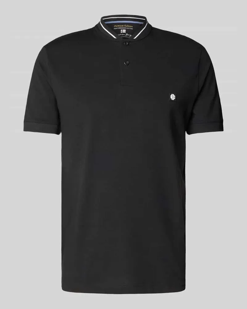 Christian Berg Regular Fit Poloshirt mit Stehkragen 