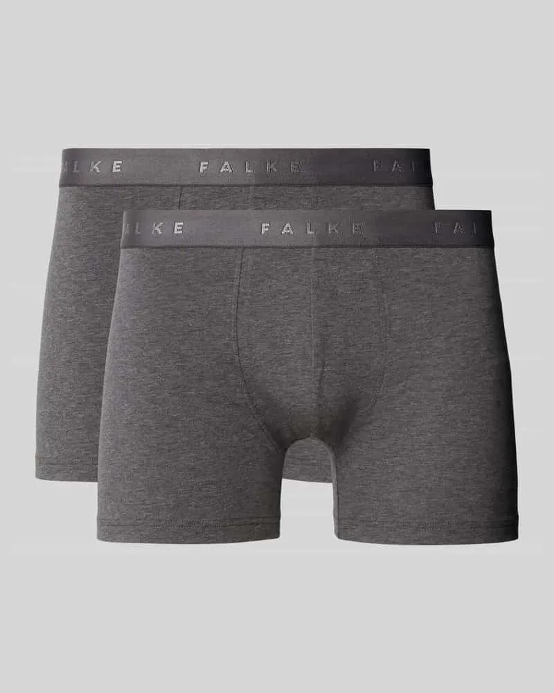 Falke Trunks mit elastischem Logo-Bund Modell 'Daily Comfort Anthrazit