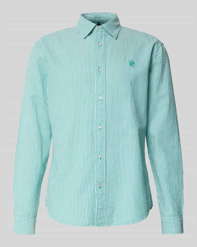 McNeal Regular Fit Freizeithemd mit Logo-Stitching Grass